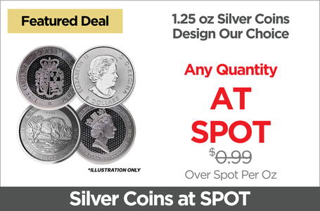 Shop 1.25 oz Silver Coins - Design Our Choice
