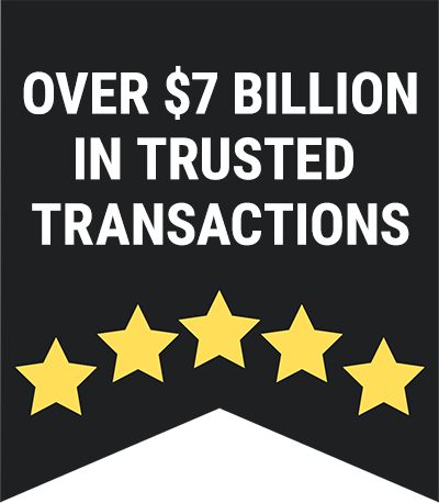 over 7 billion in trusted transactions