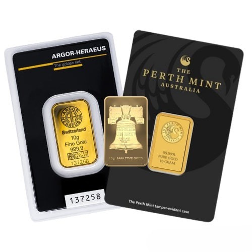 10 Gram Gold Bars - Random Design