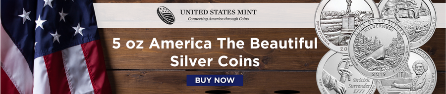 5 oz America The Beautiful Silver Coins For Sale