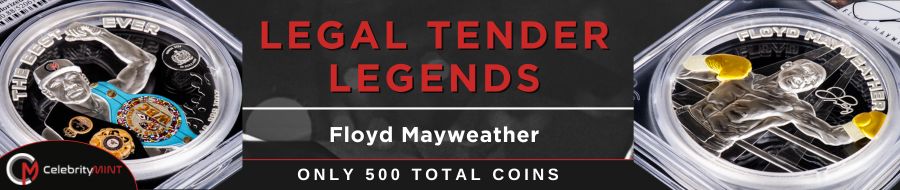 Celebrity Mint Mayweather Coins
