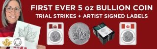 5 oz Silver Maple Leaf Coins