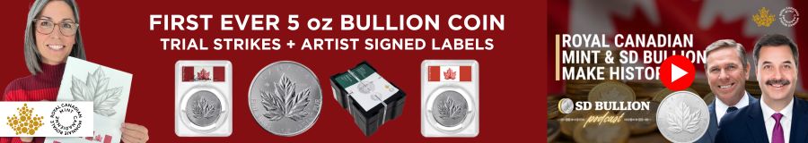 5 oz Silver Maple Leaf Coins