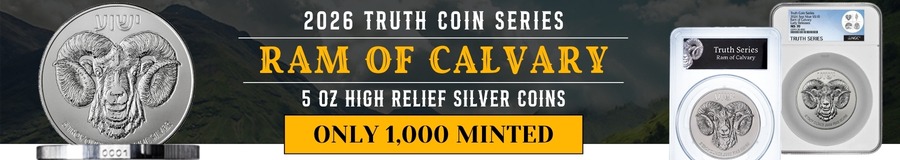 Shop 5 oz Ram of Calvary Silver Coins Now