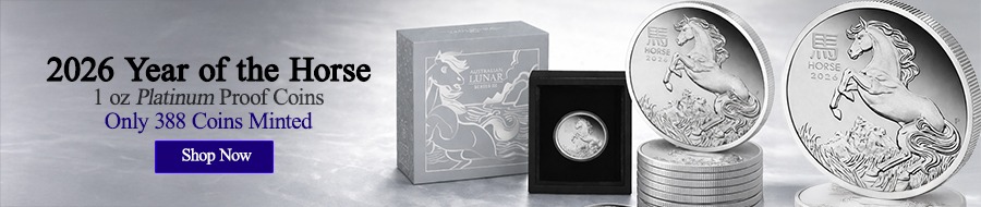 2026 Platinum Lunar Year of the Horse Coins