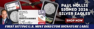 2026 NGC MS-70 First Day of Issue 1 oz American Silver Eagle Coin - Paul Hollis Label - Black Core
