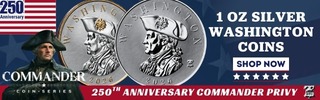 Shop 2026 1 oz George Washington Silver Coins Now